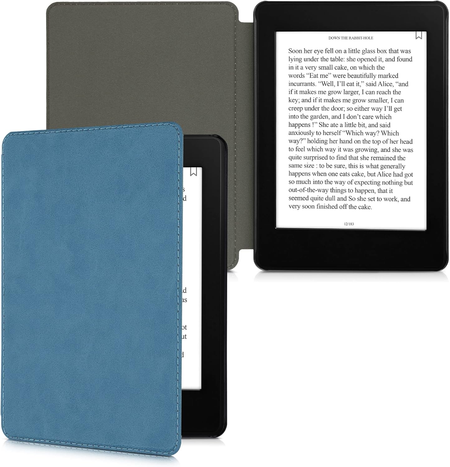 kwmobile Case Compatible with Amazon Kindle Paperwhite 11. Generation 2021 Case - Cover for eReader with Magnetic Closure - Petrol