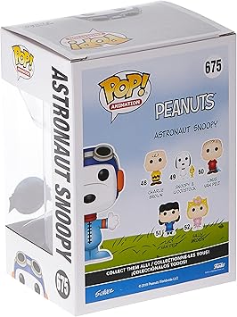 Amazon Com Pop Funko Animation Peanuts Astronaut Snoopy Limited Edition Exclusive Toys Games