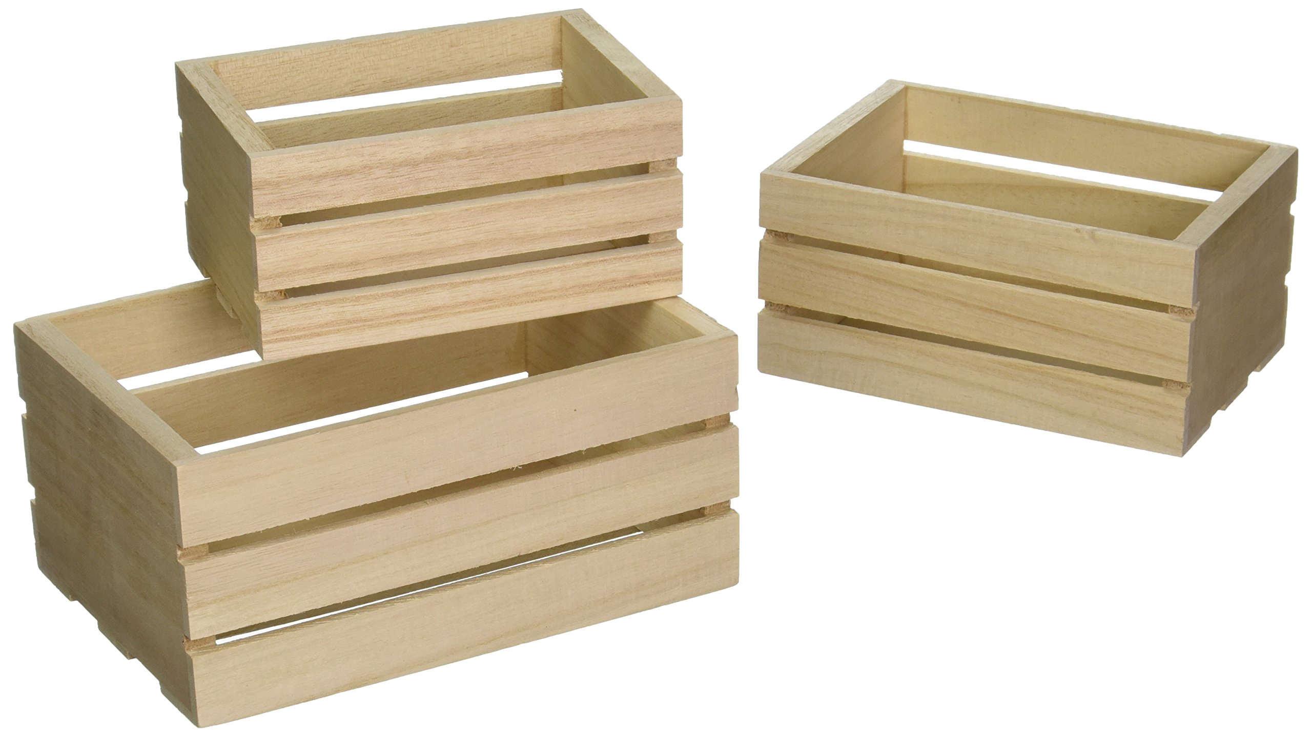 Mini WS920 Wood Craft Crate Caddy Set (3/ Pack)