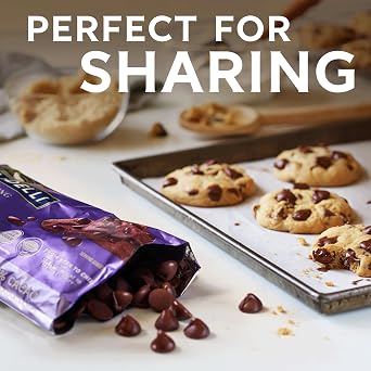 GHIRARDELLI 72% Cacao Dark Chocolate Premium Baking Chips, Chocolate Chips for Baking, 10 OZ Bag (12 Bags)