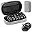 Serfeymi Weekly Travel Pill Organizer 2 Times A Day AM PM Upgraded Black Pill Box 7 Day with Portable Zipper Canvas Pill Case, Medicine Organizer for Pills, Vitamins, Supplements, Fish Oils - Grey 01