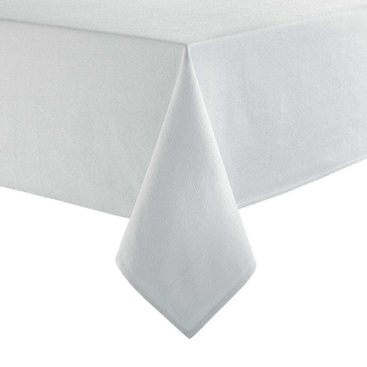Waterford Linens Sheelin Oblong 100% Cotton Tablecloth, Silver (70" x 104")