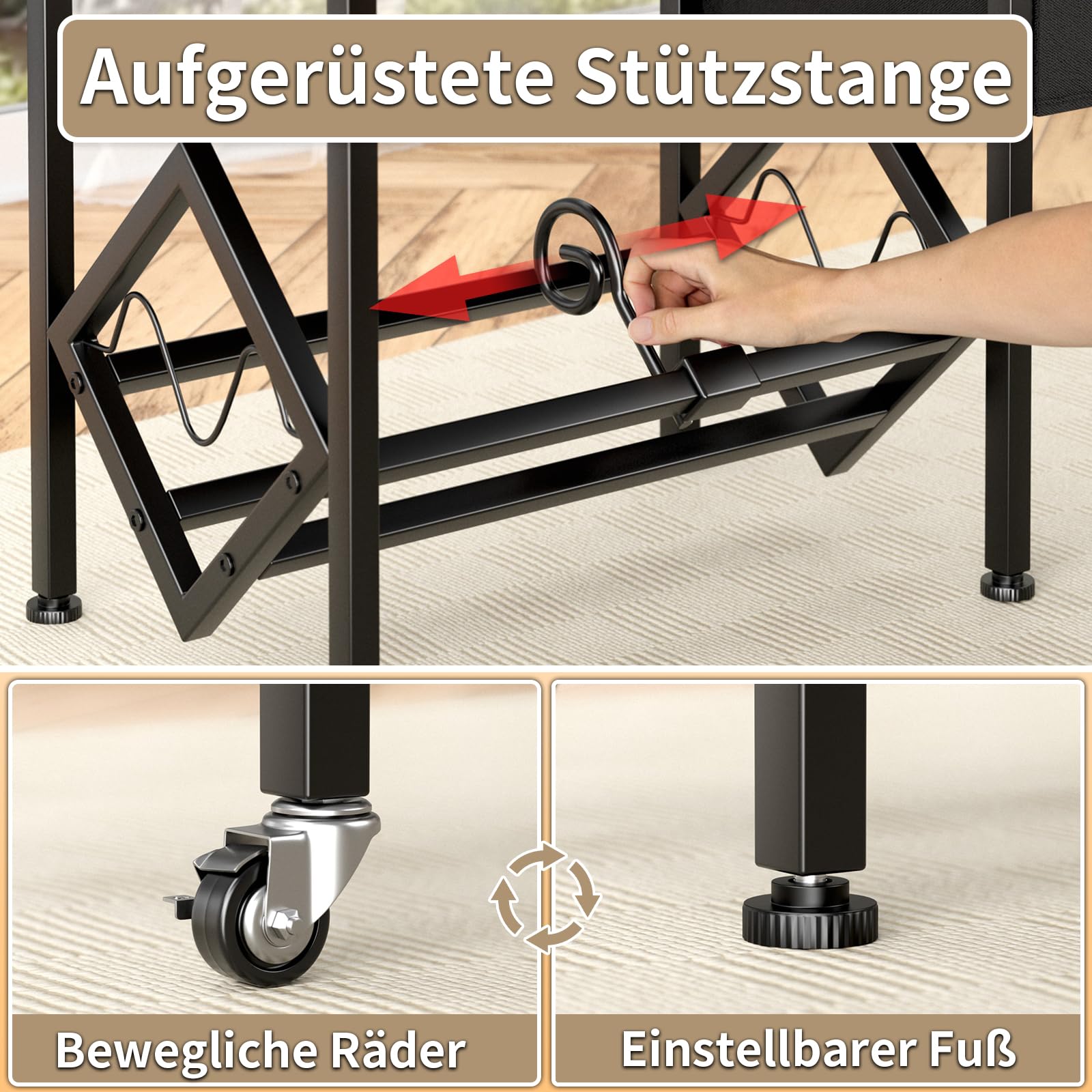 Supporto Per Vinili In Legno Di Pino - Organizzatore Per Dischi E CD, Regolabile, Con Base Antiscivolo - Foto 5