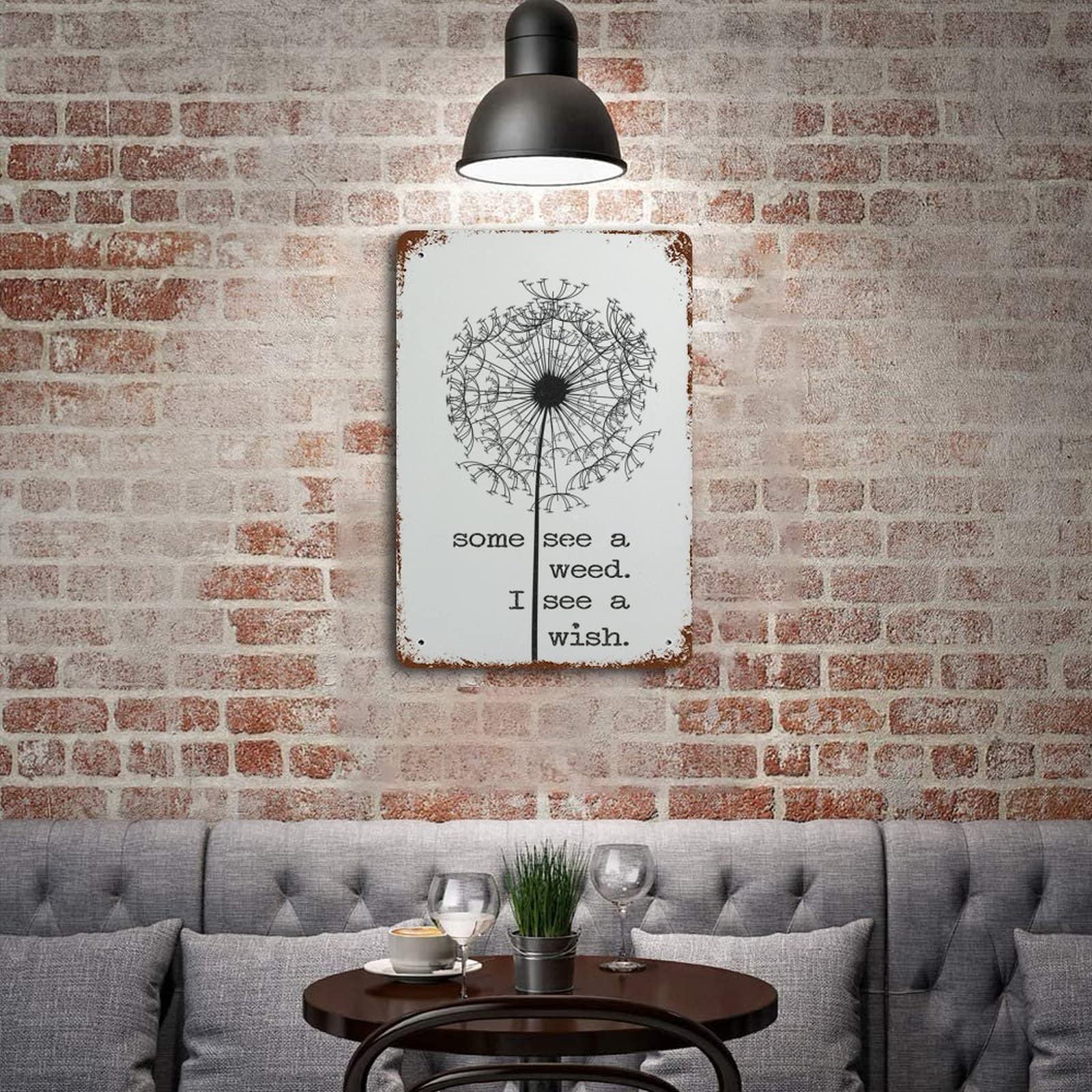 Amazon.co.jp: VIOFLOW ヴィンテージ メタル ブリキ看板 Some See A