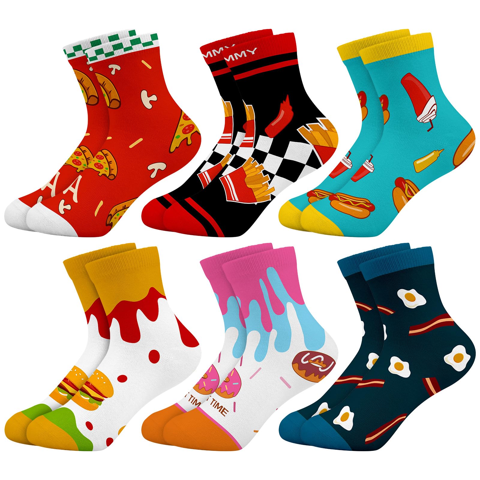 Queenshin Jungen Schulkind Socken Kinder Lustige Bunte Raket