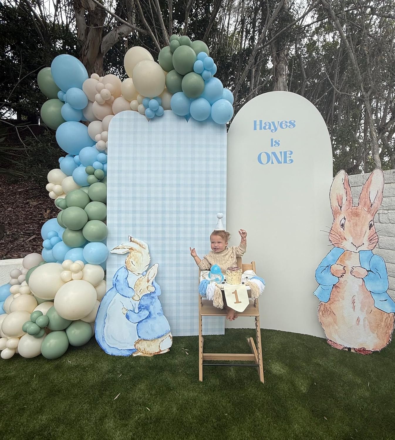 Watercolor Bunny Cutout – Large Storybook-Inspired Rabbit Cut Out