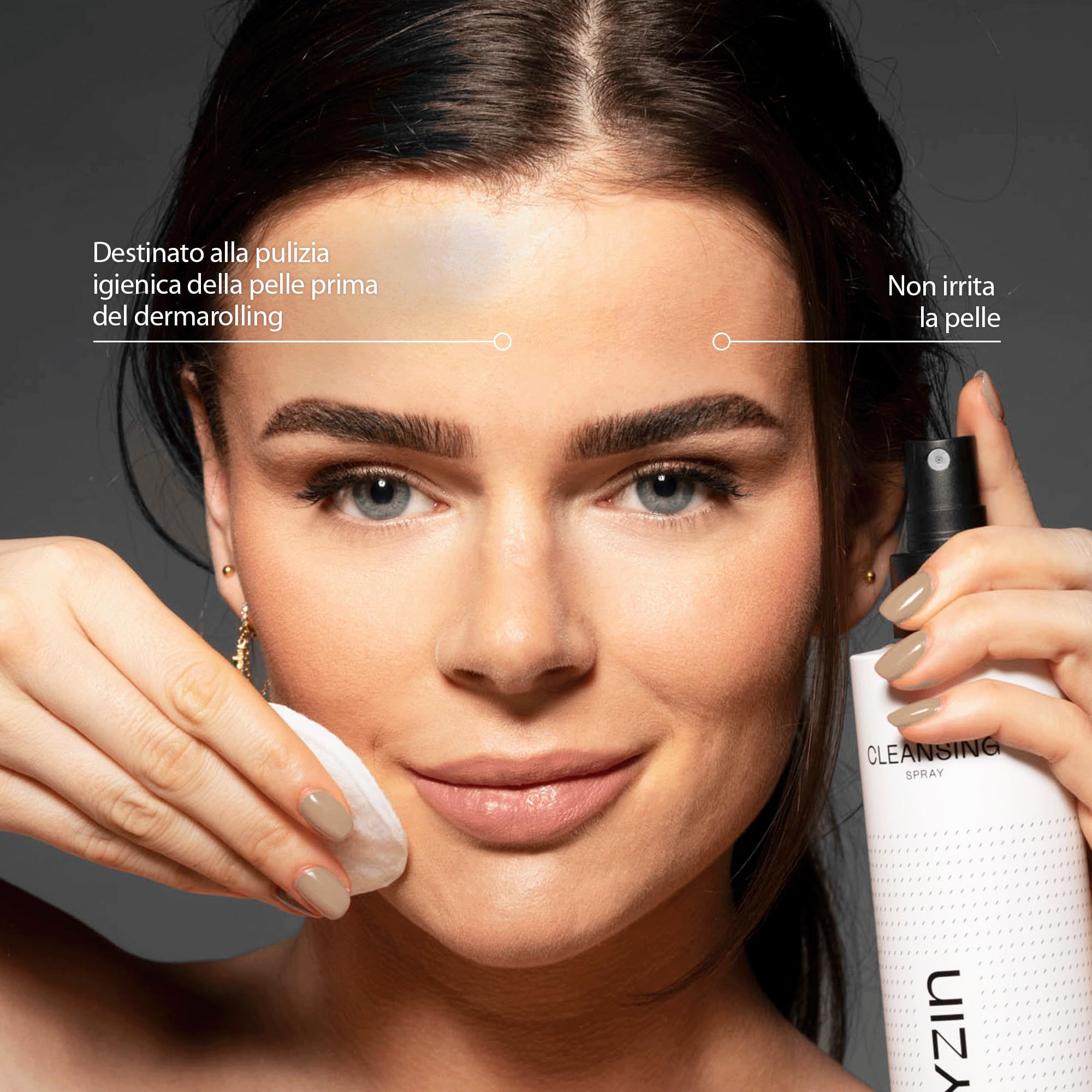 Cleansing Spray 200 ml per Microneedling – Pulizia igienica di Derma Roller & pelle – Spray pratico per dosaggio ottimale – Per uso domestico e routine skincare – Unisex
