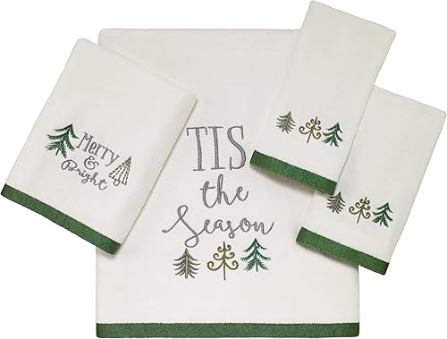 Miniatura 8 de Avanti Linens - Ganchos para cortina de ducha, accesorios de baño navideños, juego de 12 (colección de árboles de Navidad)