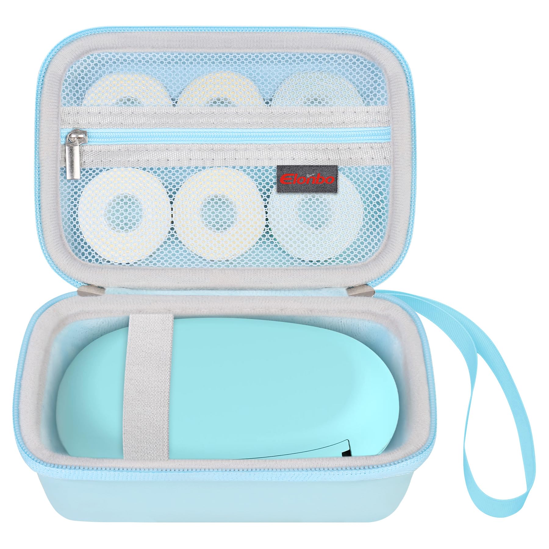 Elonbo Carrying Case for SUPVAN E10 Bluetooth Label Maker Machine, Portable Mini Thermal Label Printer Storage Holder, Wireless Small Handheld Sticker