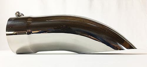 Miniatura 5 de Punta de escape diésel de 5.00 x 16.00 pulgadas de largo y 5.00 pulgadas de entrada WTD50016-500-BOSS-HP-SS - Punta de escape de acero inoxidable