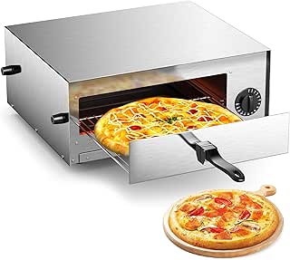 Goplus Electric Pizza Oven Stainless Steel Pizza Baker for Kitchen
