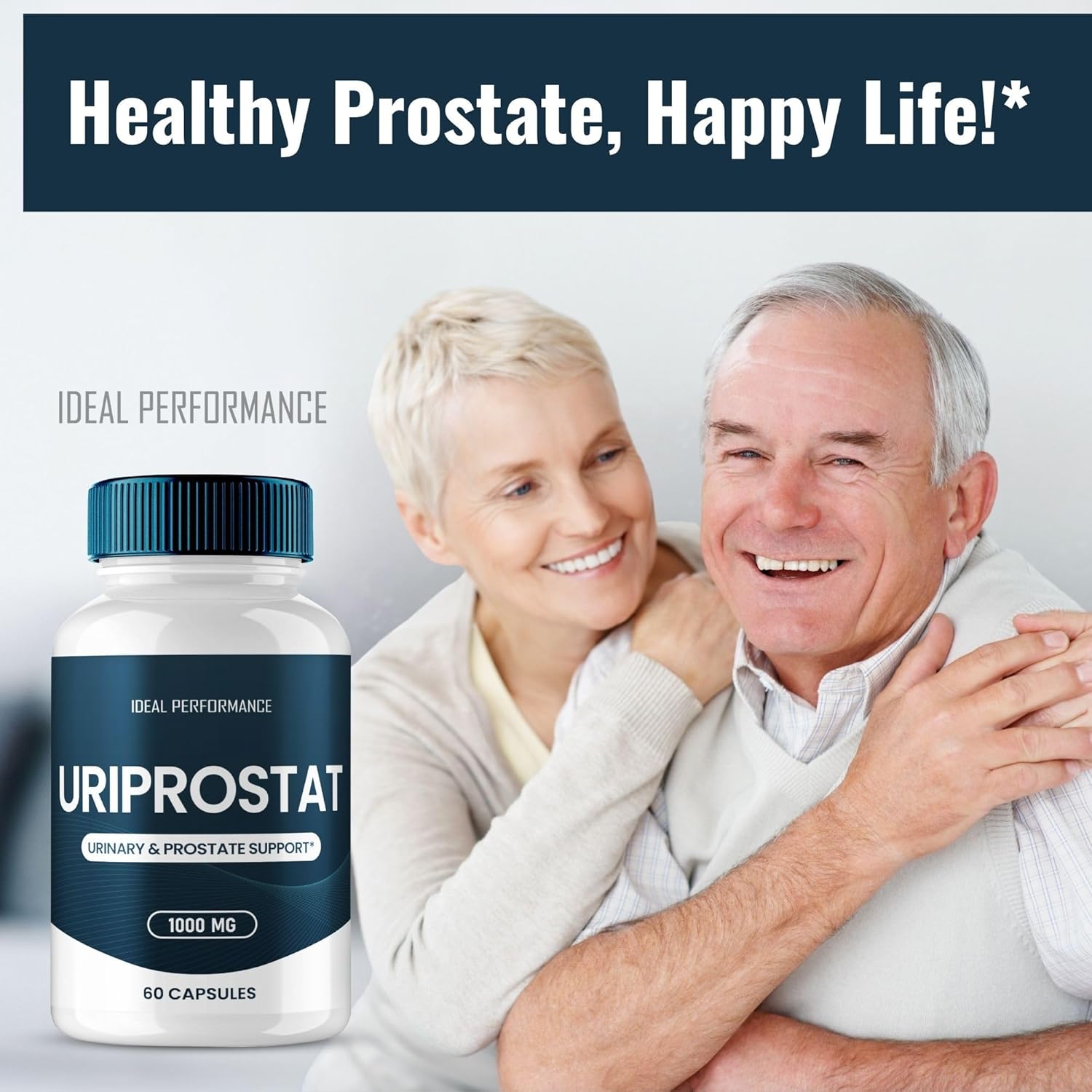 Uriprostat Prostate Health Supplements for Men Capsules, Official Uriprostat All Natural Support Pills - Maximum Strength for Daily Wellness, Uri Prostat Health Support Reviews (60 Capsules)