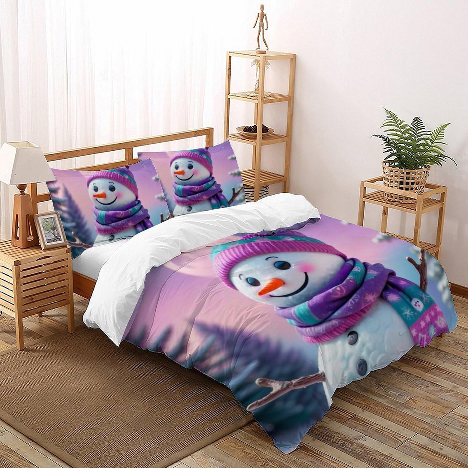 Housse de couette King dessin animé pour chambre garçon lit 220x240cm