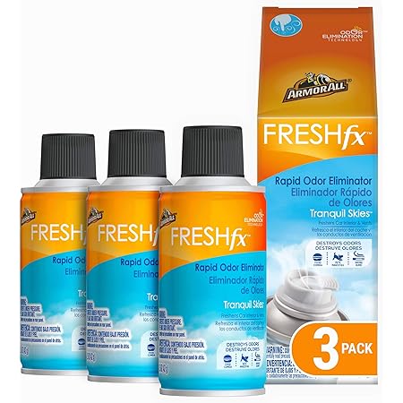 Armor All Car Air Freshener and Purifier - Odor Eliminator (19456), 3-Pack
