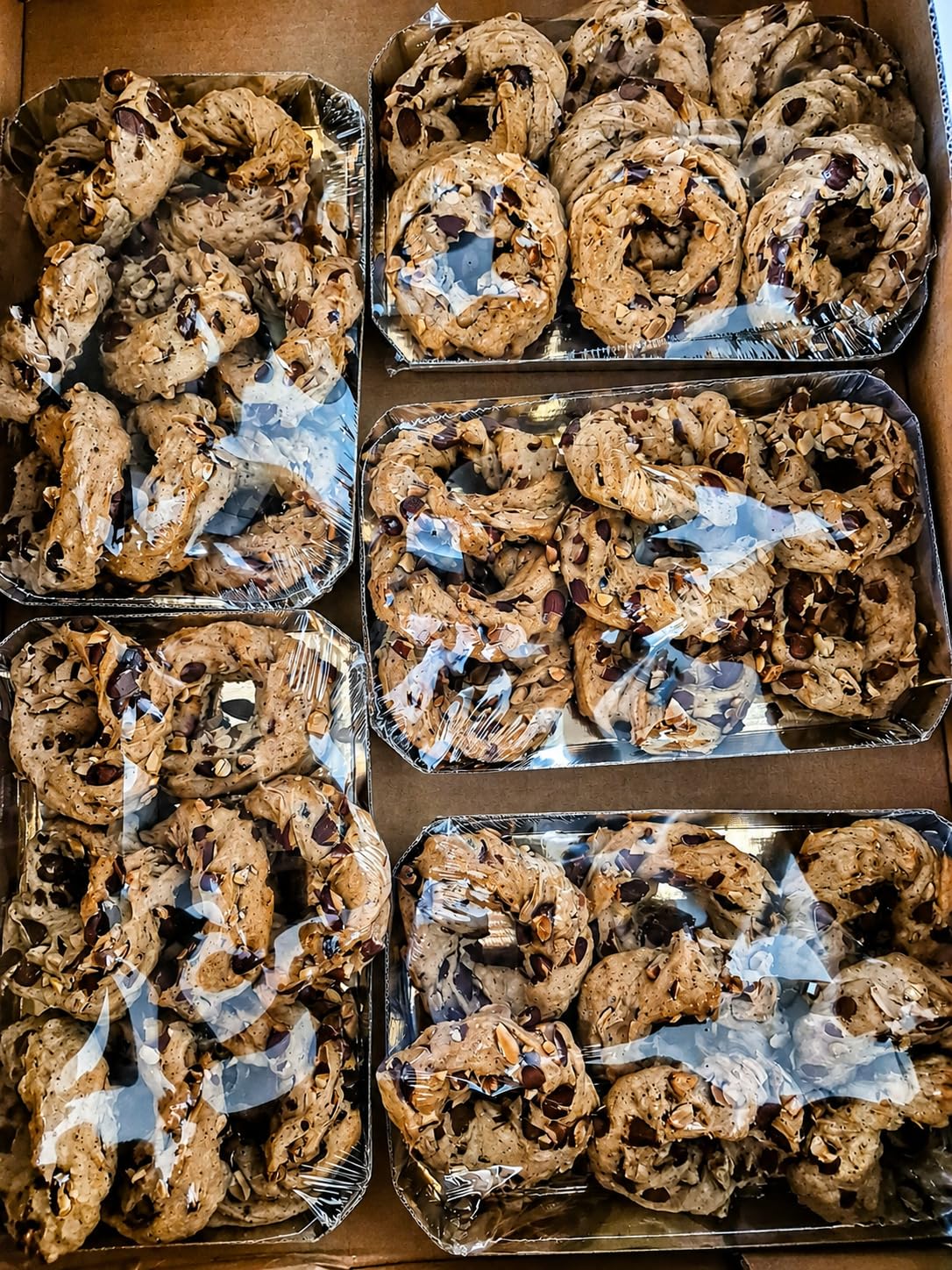 Taralli Extra Mandorlati Artigianali Con 48% Mandorle Croccanti Da Forno Disponibili Nei Formati 500g E 2,5kg Snack Tradizionale Italiano Aperitivo (2,5 kg (5 confezioni da 500 g ciascuna))