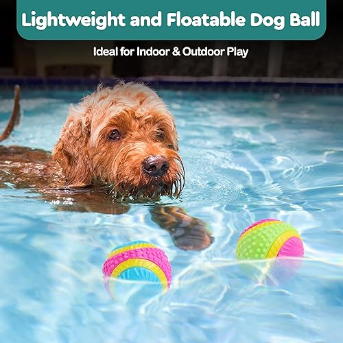 Miniatura 6 de Bola de juguete para perros Ethical Pets Sensory Ball, 2.5", Colores Variados