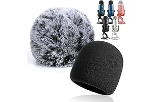 YOUSHARES Fluffy Mic Cover Compatible with Blue Yeti and Blue Yeti Pro...