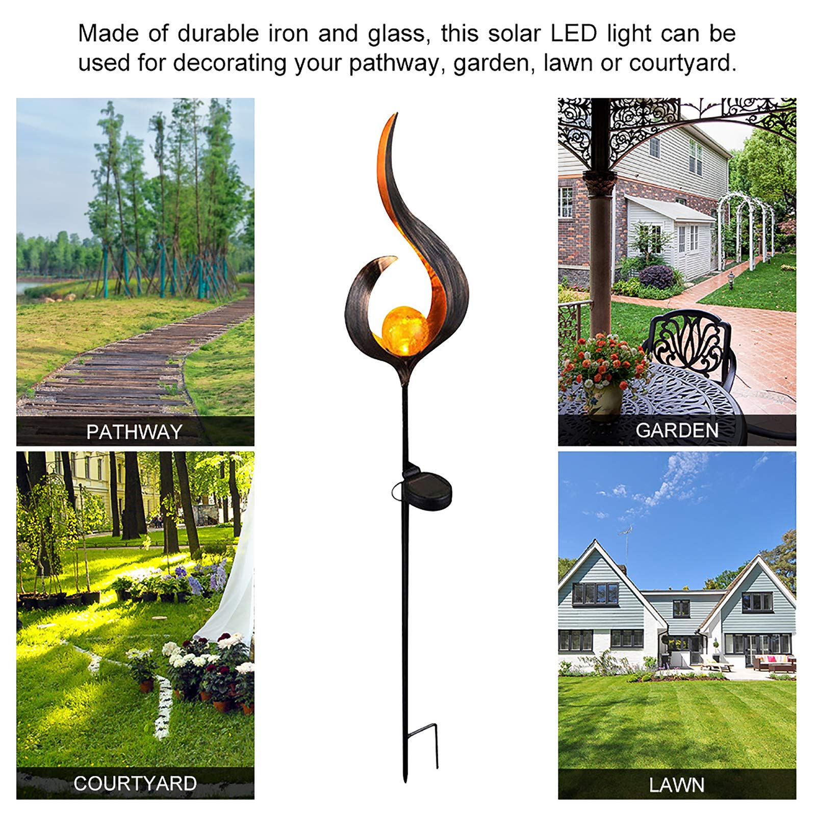 24 Torches De Jardin En Bambou 90cm - Éclairage D'Ambiance Extérieur | Parfaite Pour Fêtes