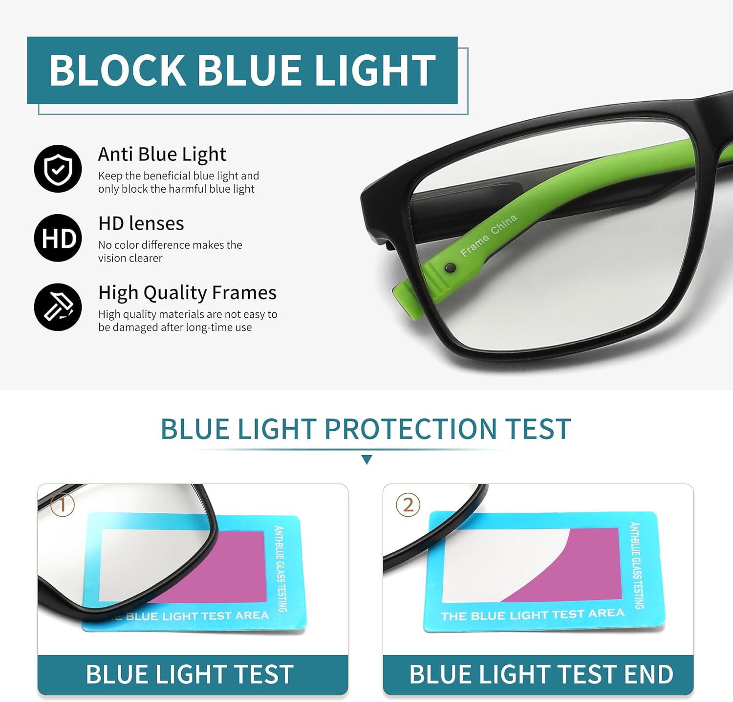 IVNUOYI 3 Pairs Reading Glasses Sports Style Frames with Spring Hinges, Flexible Blue Light Blocking Readers for Men - Image 6