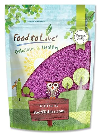 Food to Live Purple Sweet Potato Powder 3 Pounds 100% Pure, Dried Raw, Yam Ube Powder Alternative, No Sugar Added, Vegan Bulk Superfood, For Cooking, Baking, Pastries, Desserts, Food Coloring