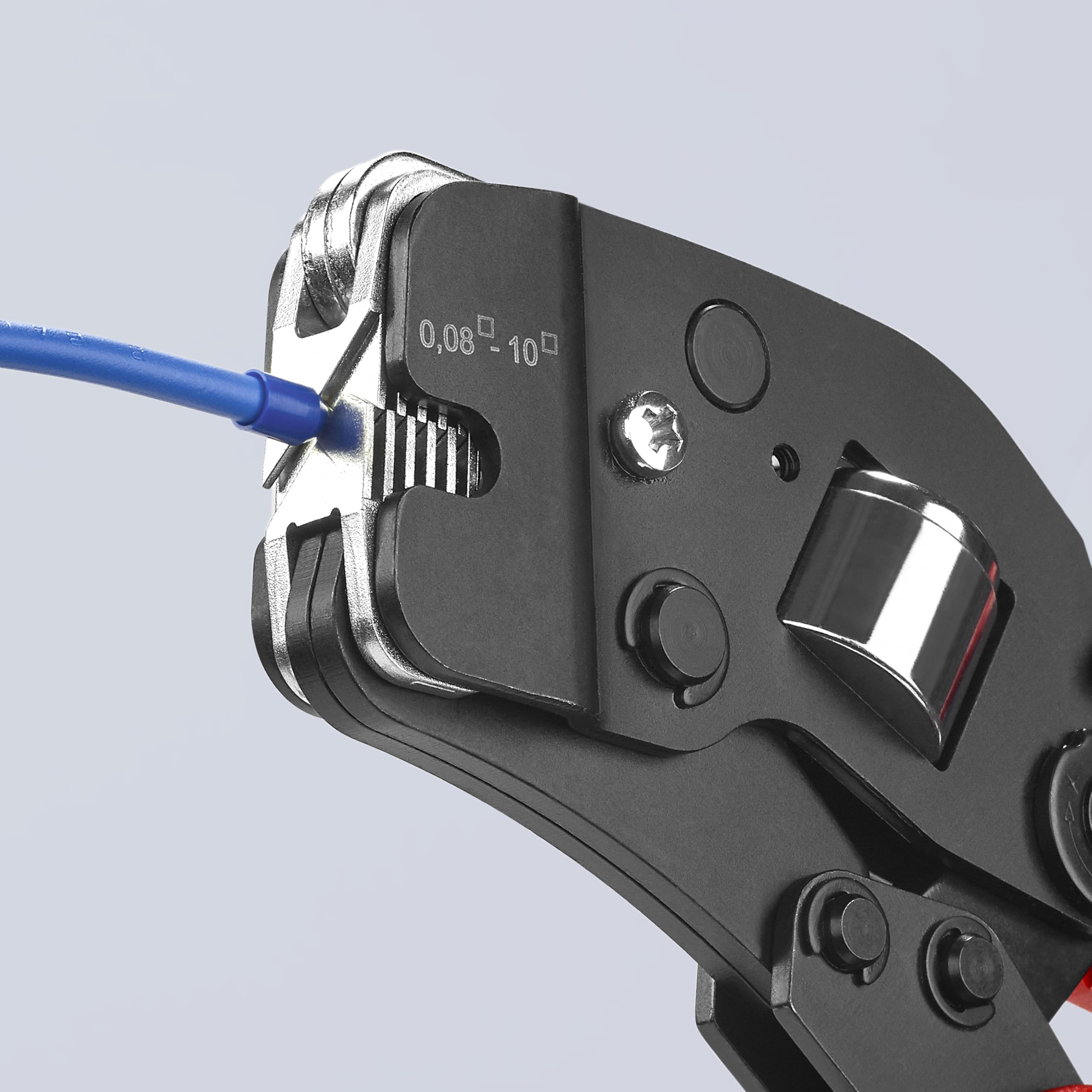 KNIPEX Alicates de crimpado autoajustables para virolas de alambre
