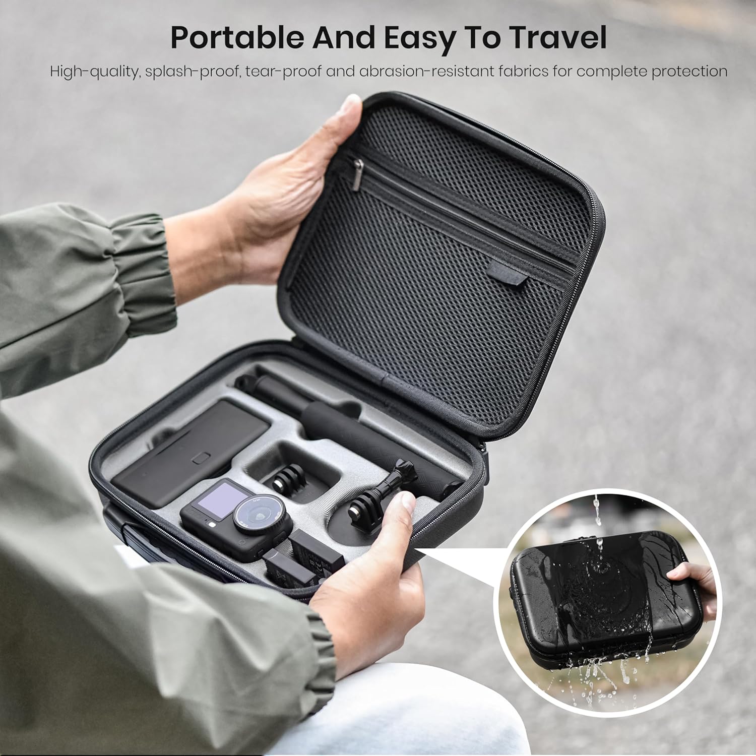 STARTRC PHOTO Action 6 Carrying Case for DJI Osmo Action 6 Camera Accessories Hard Shell Bag Travel Case - Image 6