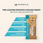 Myprotein Crispy Wafers, 15g Snacks à haute teneur en protéines, boîte de 10 Boîtes de Wafers, lait & Isolation des protéines de lactosérum, lumière & Croustillant (Vanilla)
