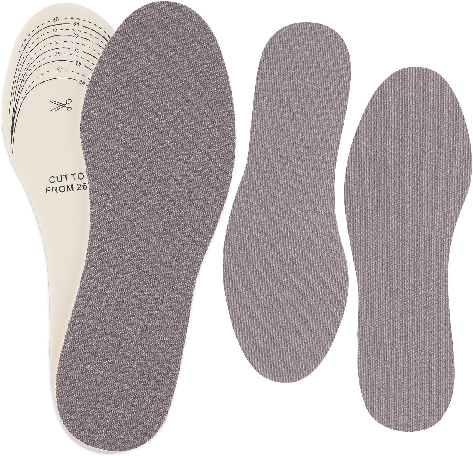 Amazon.com: 2 Pairs Plantar Fasciitis Insoles, Arch Support Inserts ...