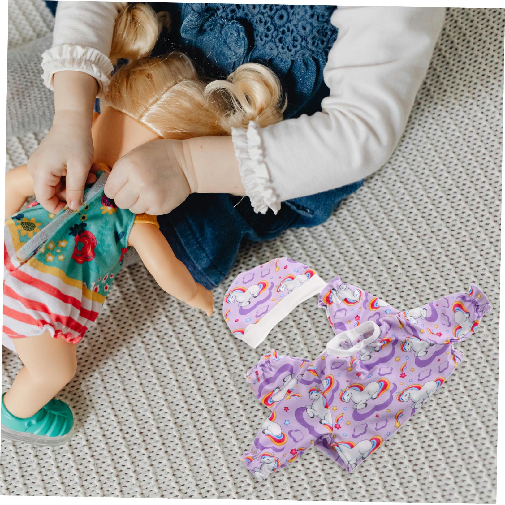Vêtements pour Poupée Reborn, 5 Ensembles en Tissu, Style Adorable