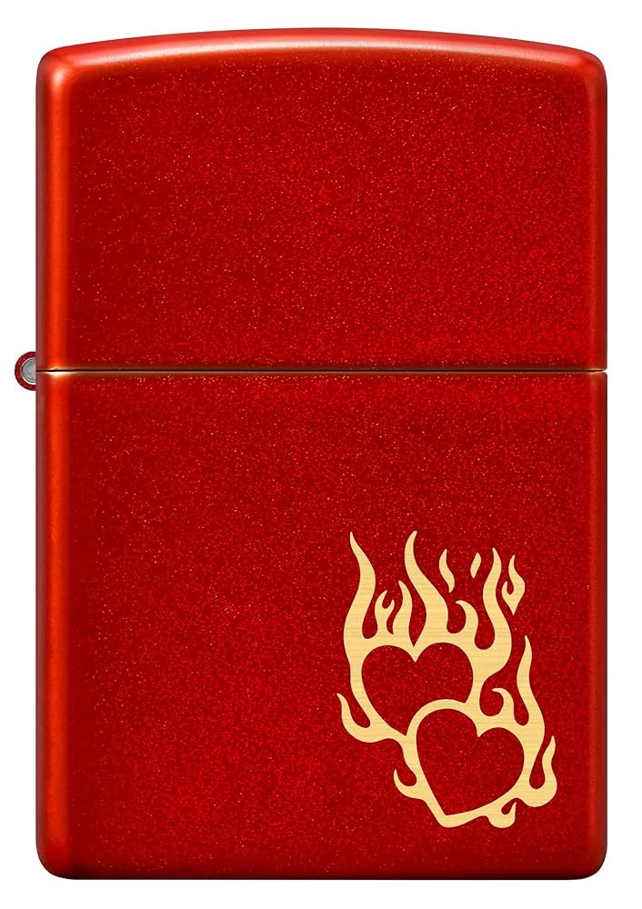 Amazon.com: Zippo Lighter: Engraved Flaming Hearts