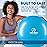 ProBody Pilates Exercise Ball - Multiple Sizes Gym Grade Balance Ball for Fitness, Workout, Pregnancy & Physical Therapy, Stability Yoga Ball Chair (Teal, 55cm)
