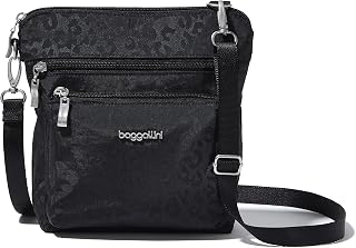Moderno bolso transversal, Chita preta em relevo