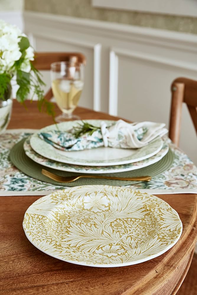  CLIVEDEN 23cmプレート ４枚セット Amazon.co.jp: Morris & Co 23cm プレート4枚セット : ホーム