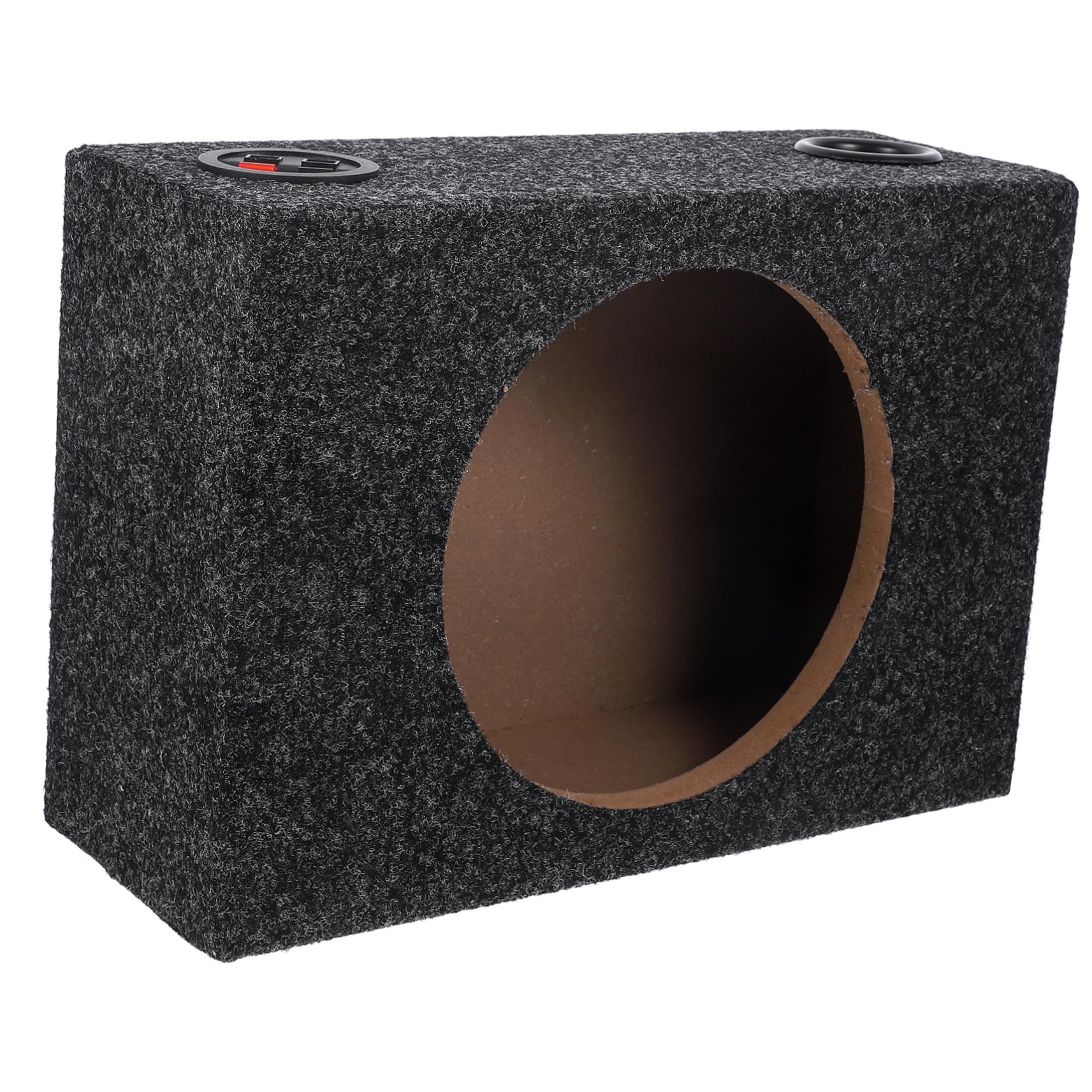 Tappeti Box Sub Scatola Di Altoparlanti In Legno Singolo Subwoofer Da 8 Pollici Custodia Sigillata Tappeto Passivo In Lega Di Zinco Scatola Vuota Di Legno Altoparlante Audio Basso