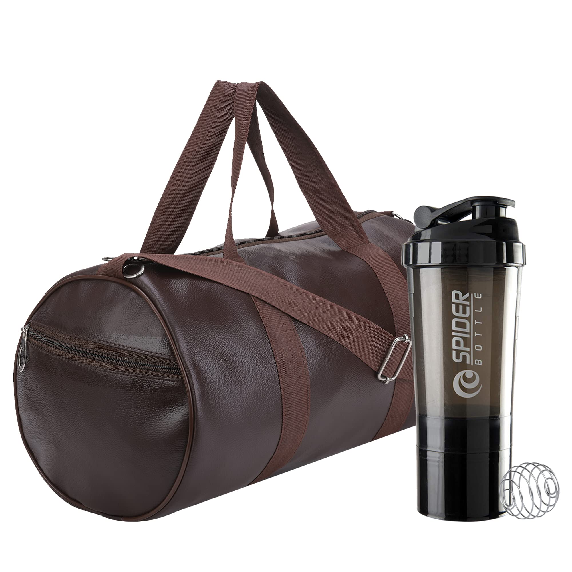 Cool Indian Gym Duffel Bag & 500ML Gym Shaker for Boys and Girls. Gym Water Bottle Leakproof Protein Shaker Bottle Sports & Travel Bag Fitness Gym Bag Carry Bags Sports Kit.(Pack of 2)-image-23