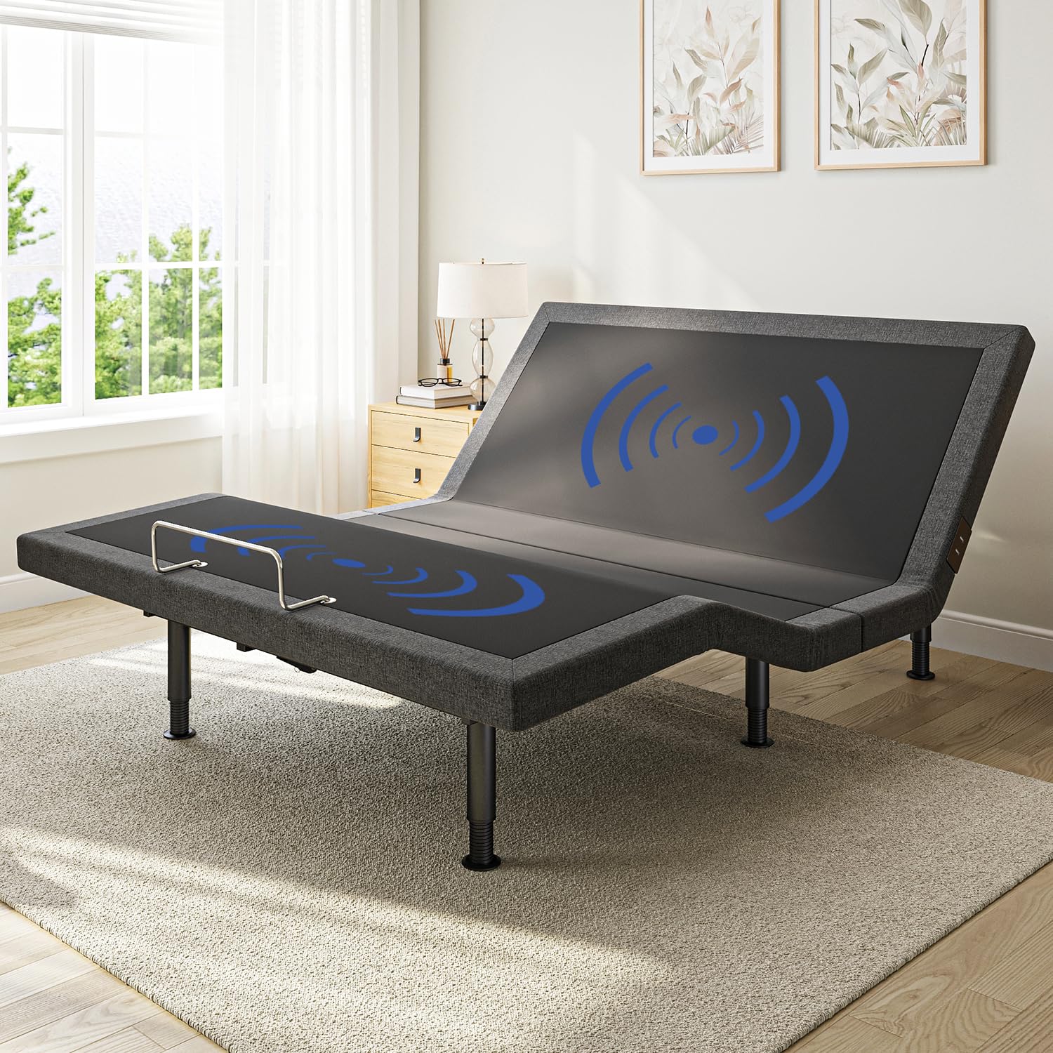 Kaipuyiree Queen Adjustable Bed Frame