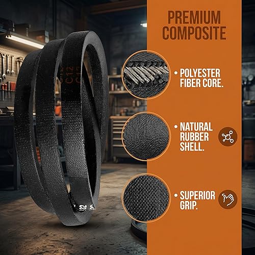 Miniatura 2 de (3L-34) 954-04259A Correa de transmisión de cortacésped para MTD Cub Cadet Troy Bilt 754-04259 754-04259A 954-04259 SC 700 SP21 TB200 autopropulsado