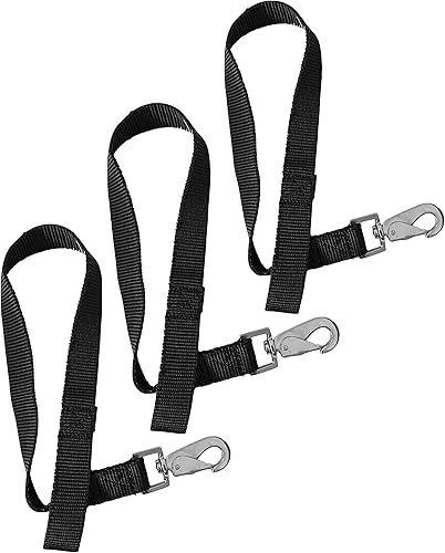 Miniatura 3 de Majestic Ally Paquete de 3 ganchos para correa de cubo de caballo, diseño práctico y fácil para uso en interiores o exteriores, juego de 3, 1 x 22