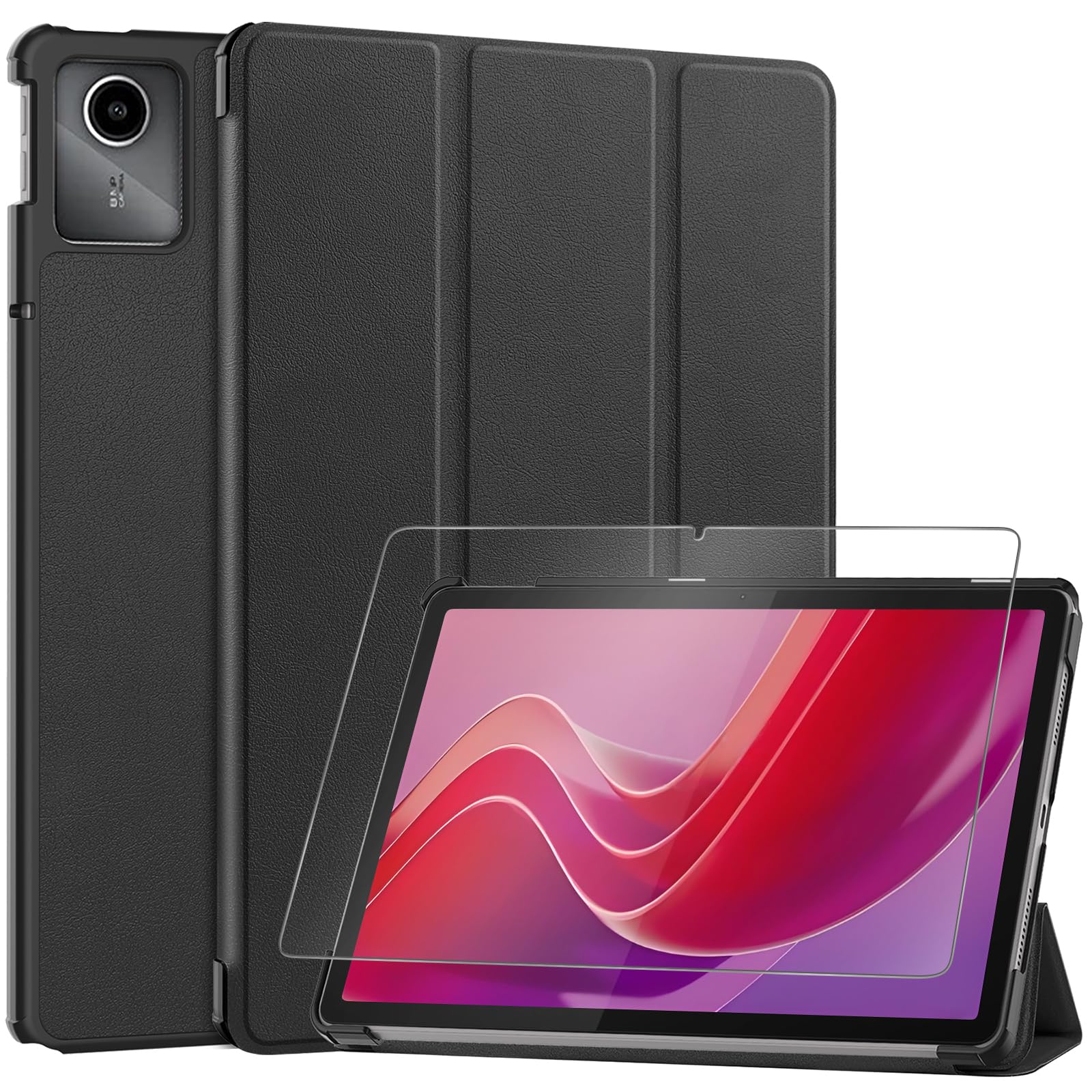 GOZOPO Hülle+Schutzfolie für Lenovo Tab M11 TB330FU TB331FC
