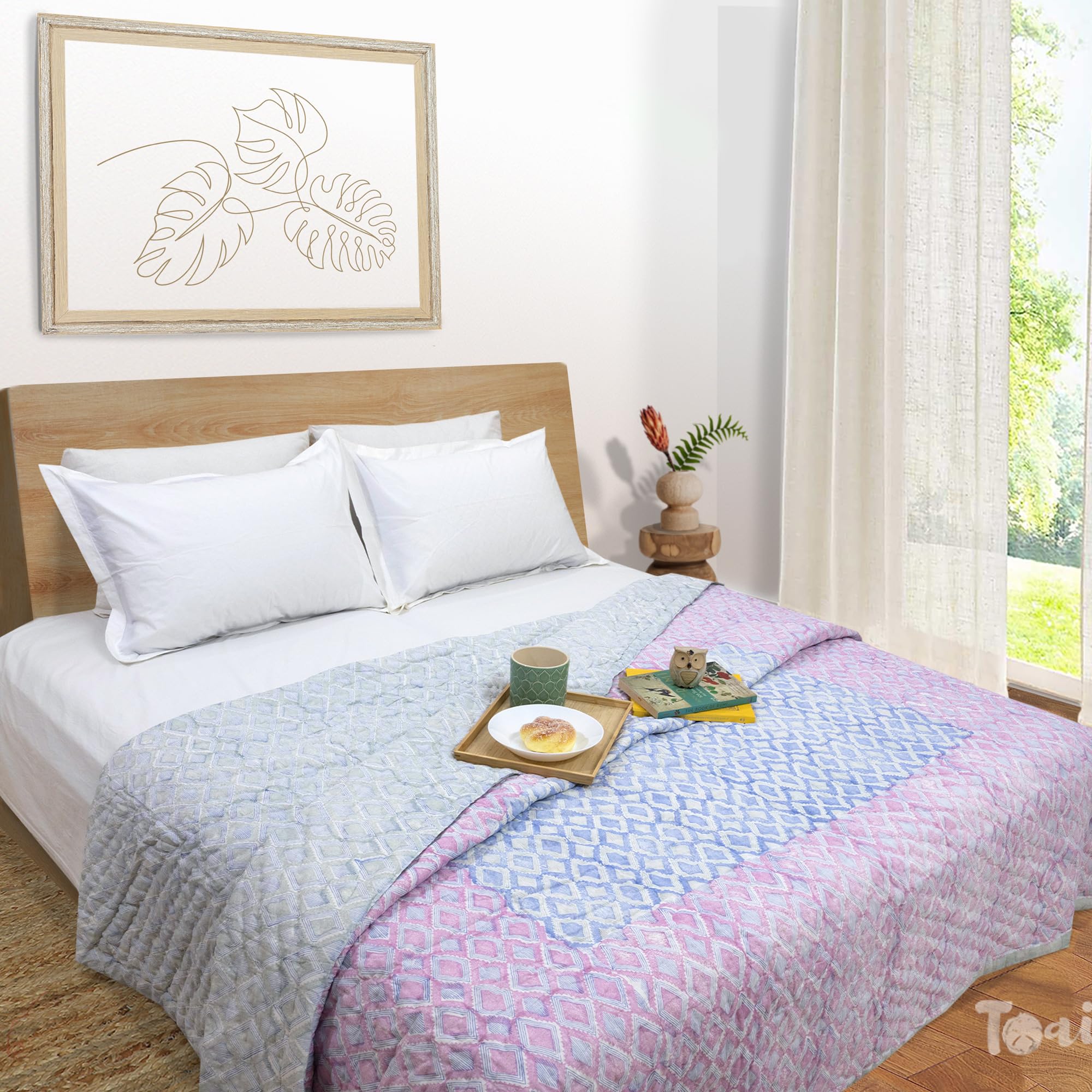 Jaipuri Quilt - Handcrafted Indian Comfort -2