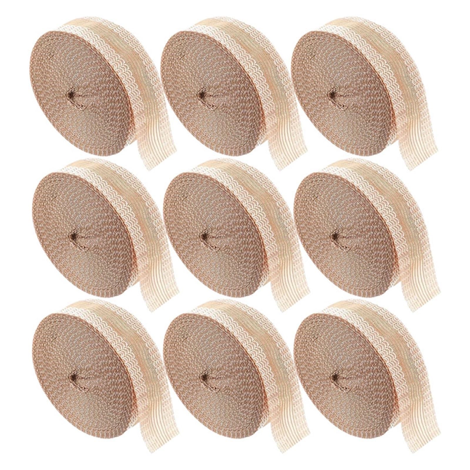 Nastro per orli dei pantaloni 1/50M Autoadesiva Pantaloni Orlo Pasta Nastro Bordo Dei Iron-on Pant Accorciare Riparazione Jean for Tessuto Cucito FAI DA TE(Khaki,50m (10Rolls))