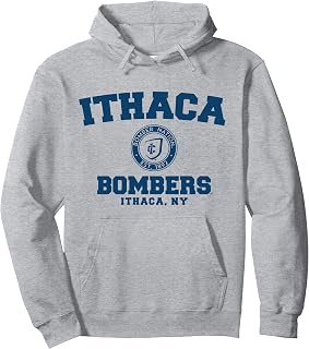 Ithaca College Bombers Circle Logo Pullover Hoodie