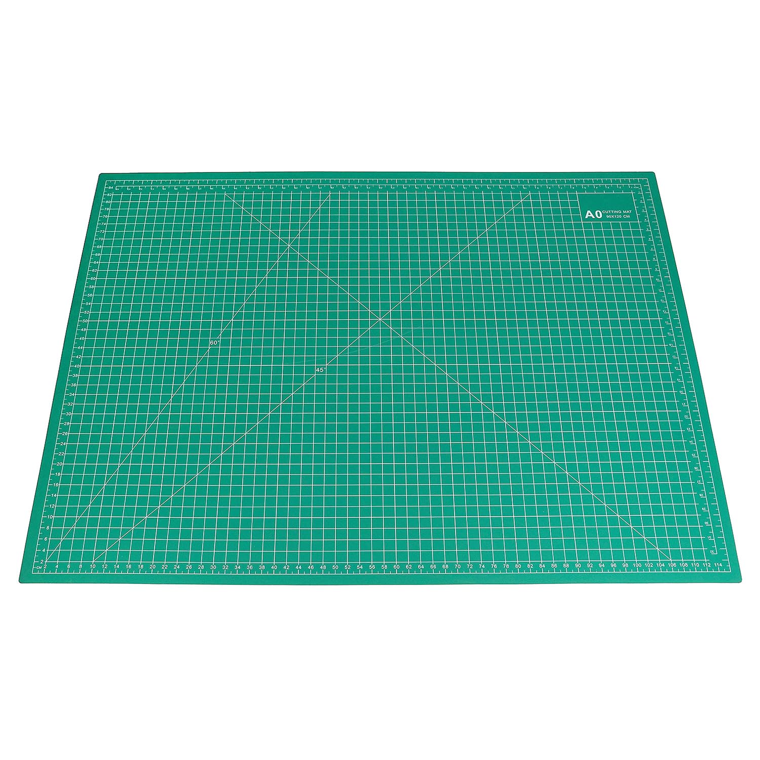 QWORK® Base de Corte A0, verde, tablero de corte artesanal, 120 x 90, tapete de corte autorreparable, para coser, crear álbumes de recortes, acolchar