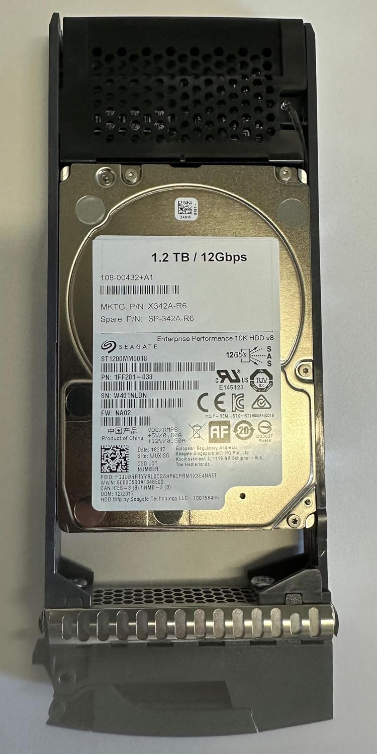Amazon.com: X342A-R6, SP-342A-R6 NetApp ($95 ea.) 1.2TB, 10K RPM, 2.5 ...