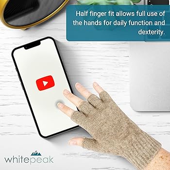 Amazon.co.jp: Whitepeak 本物のメリノウールとポッサムダウン 指なし