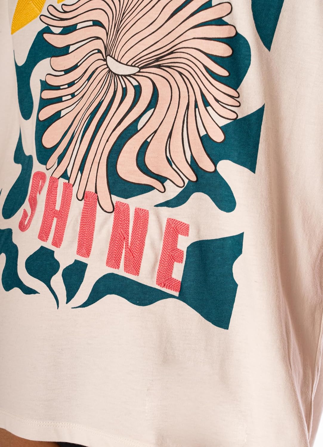 Maaji Womens Beige Breeze T-Shirt - Image 9