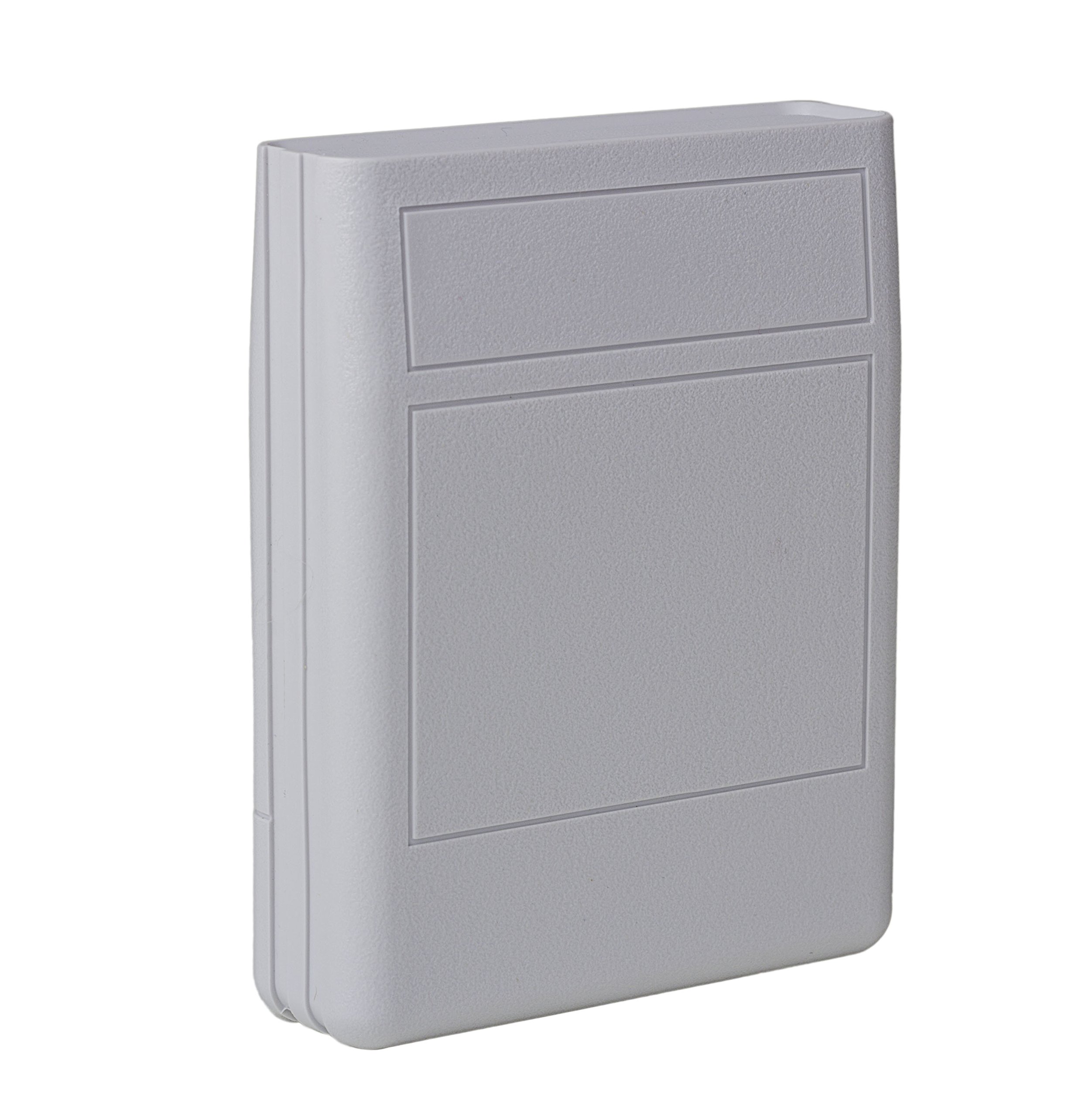 Serpac M4 ABS Plastic Enclosure, 2.80" Length x 2-13/64" Width x 0.71" Height, Gray