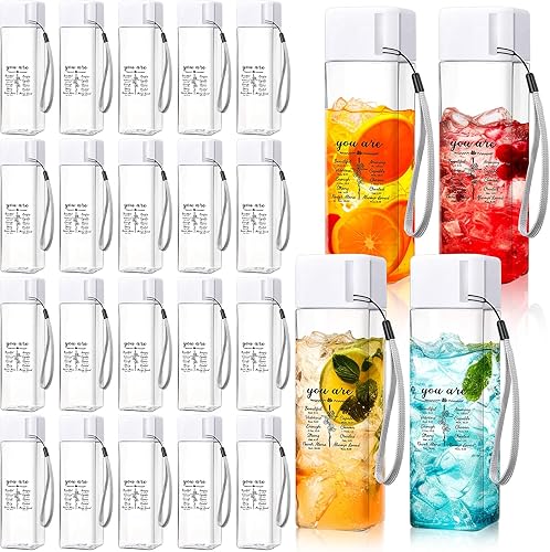 Miniatura 9 de LemonRoad Paquete de 24 botellas de agua de regalo cristiano a granel de 17 onzas, regalos de agradecimiento a los empleados, botella de agua de