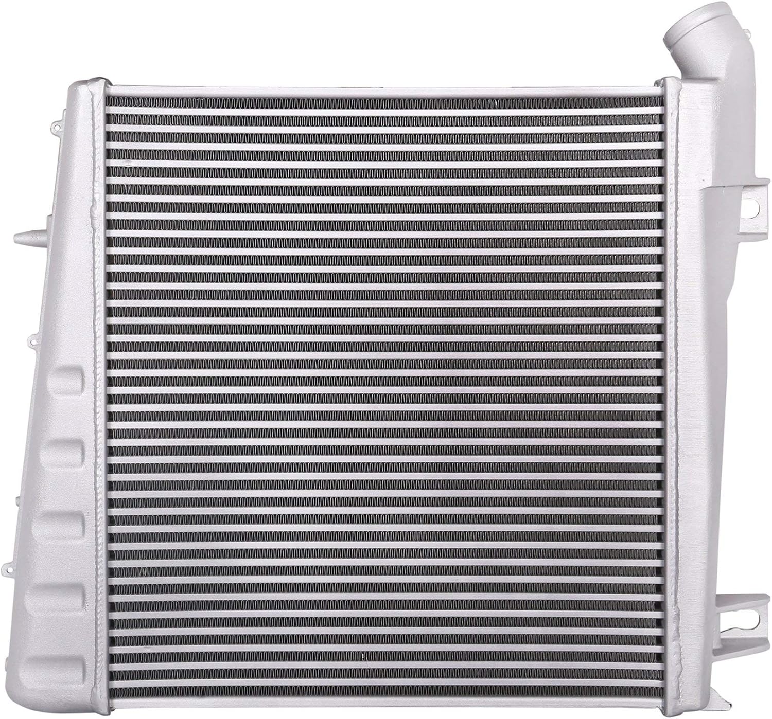 Lynol Cooling System Aluminum Radiator Direct Replacement Compatible With 2008-2010 Ford F250 F350 F450 F550 Super Duty V8 6.4L With 24 1/2" x 22 7/16" Core
