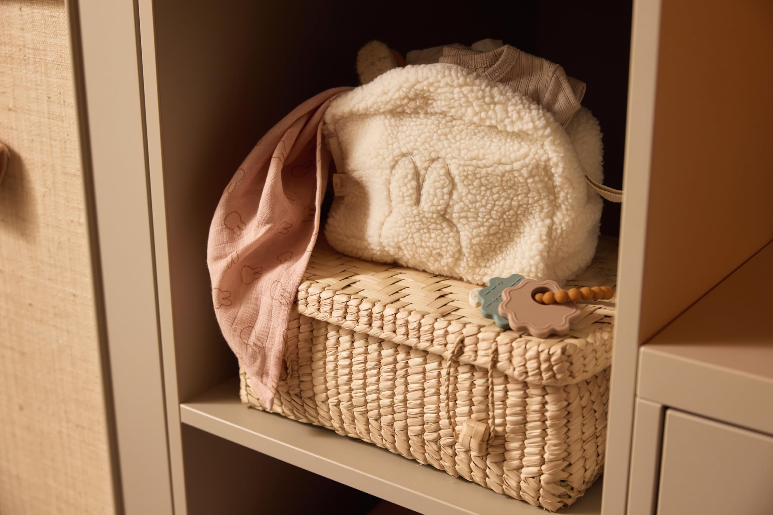 Jollein Borsa per pannolini in spugna Teddy Miffy Oatmeal Organizer